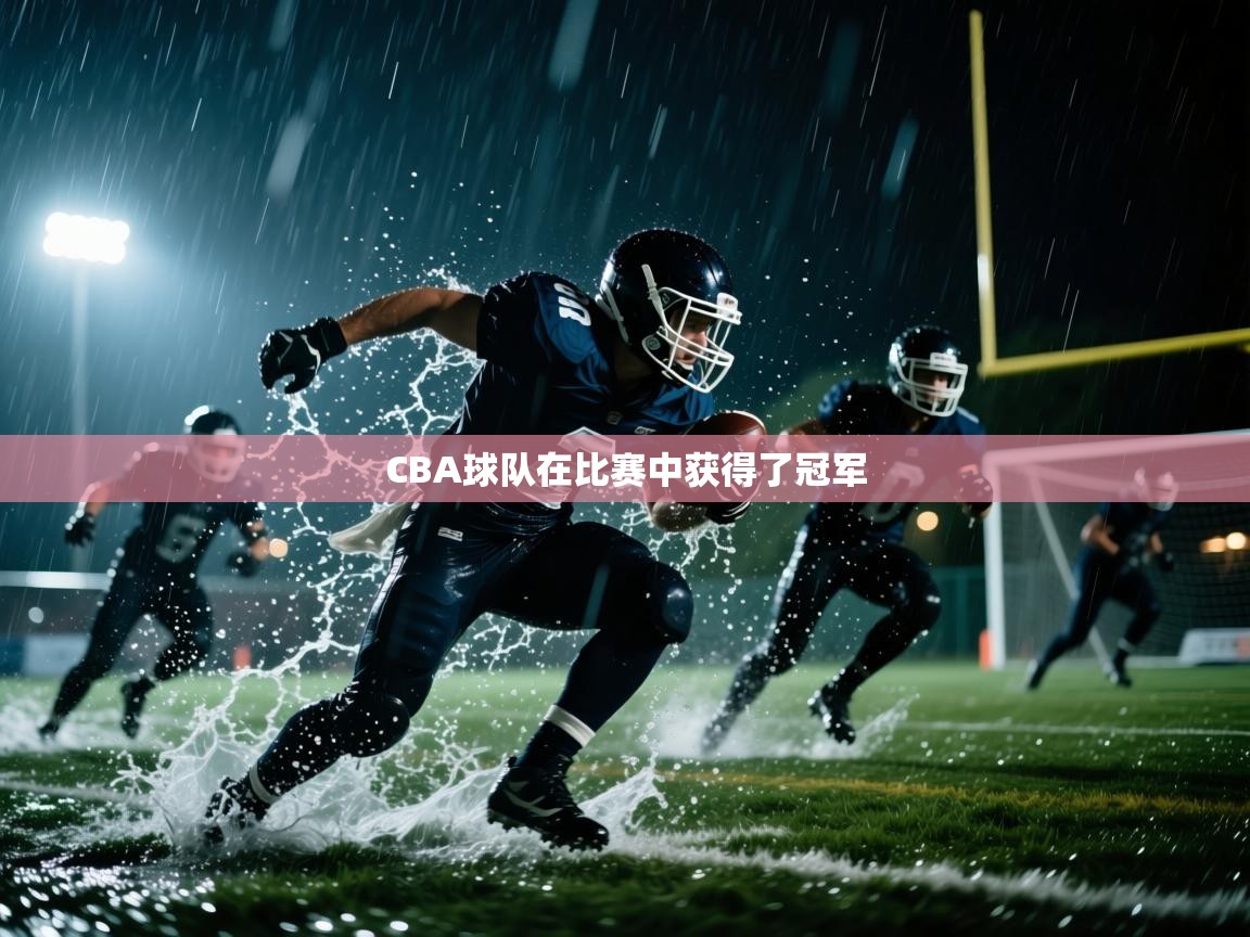 CBA球队在比赛中获得了冠军 第2张