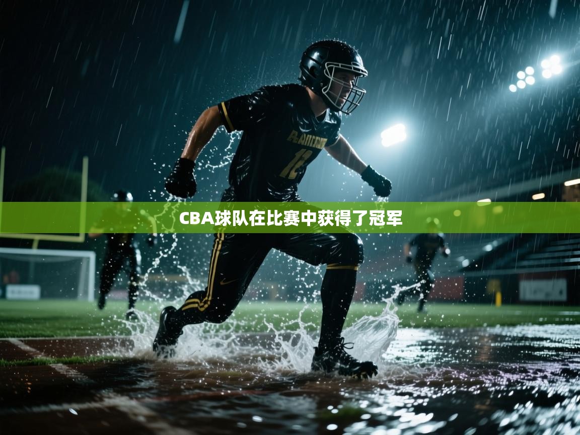 CBA球队在比赛中获得了冠军 第1张